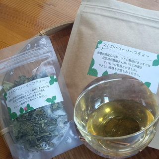 自然派農園がつくるストロベリーリーフティ(ファームゆうき×見定自然農園)