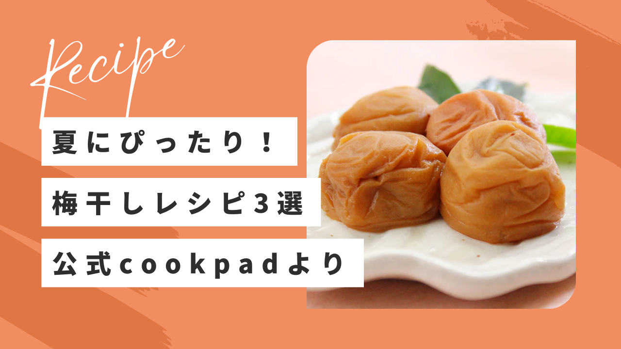 夏のごはんにさっぱりひと工夫！5STAR MARCHEの梅干しレシピ特集