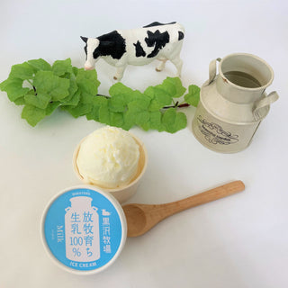 放牧育ち生乳100%！黒沢牧場のクラフトアイスクリーム（ミルク）６個セット