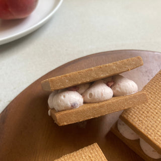 【期間限定】Lagom Sweets Laboのあら川の桃バターサンド(4個入り～)