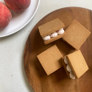 【期間限定】Lagom Sweets Laboのあら川の桃バターサンド(4個入り～)