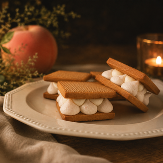 【期間限定】Lagom Sweets Laboのあら川の桃とレアチーズのバターサンド(4個入り～)