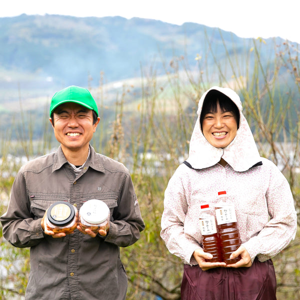 【贈答用・木箱入500g】塩分15％土と水にこだわった山森農園梅干し「魔法の梅」