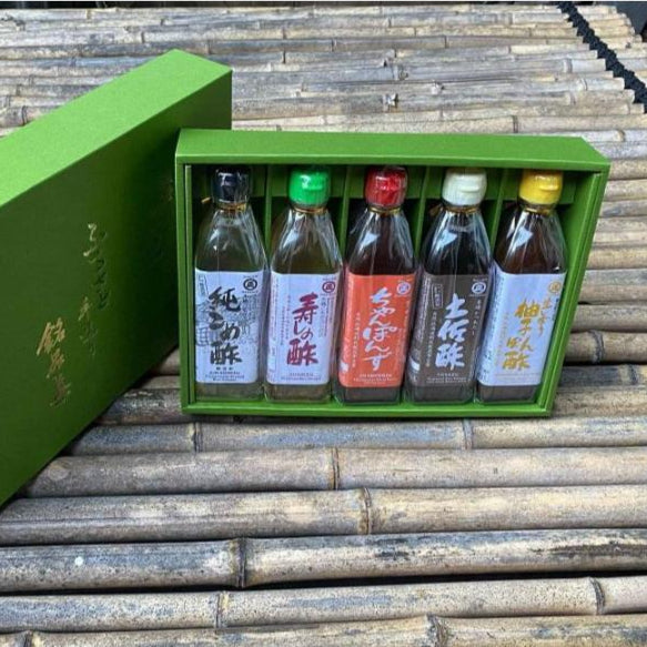 創業明治12年！木桶でつくる丸正の定番お酢セット